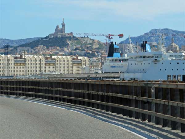 driving into marseille