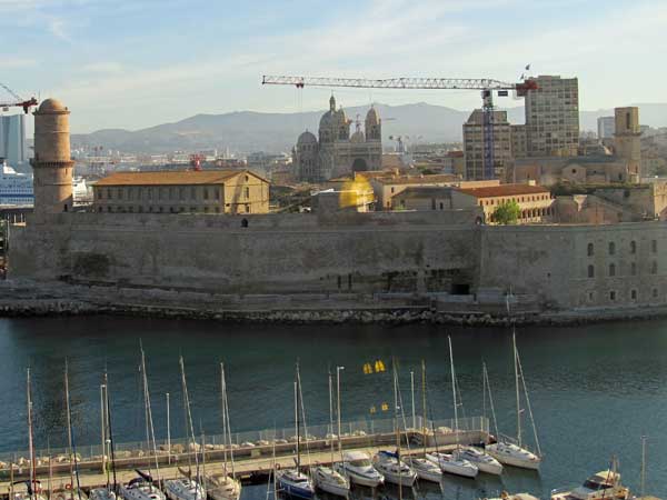 view from the chow pad part of our 'tel in marseille, france