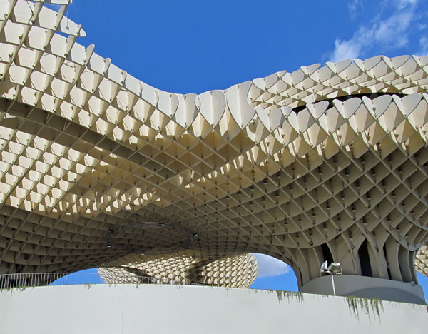 the metropol parasol in seville, spain