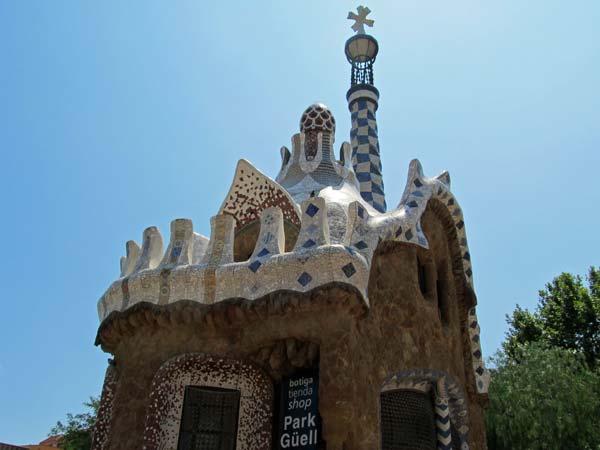 park guell  on july 6, 2012