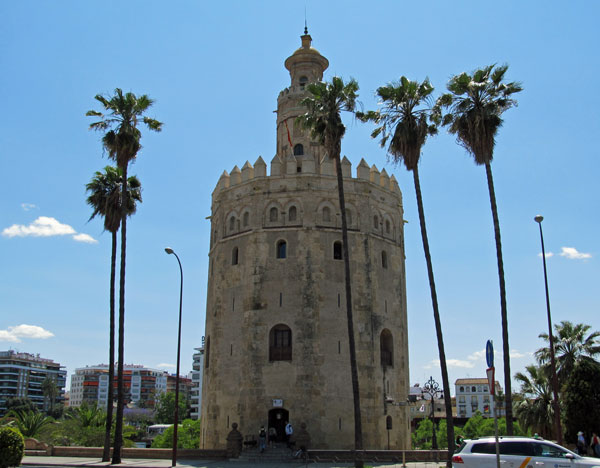 the torre del oro in seville, spain