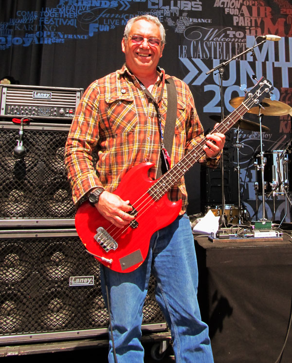 watt at sondcheck for stooges gig in le castellet, france on may 11, 2012 - photo by andrew burns