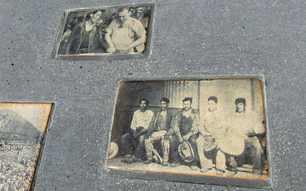 immigrant memorial stuff in downtown san jose, ca