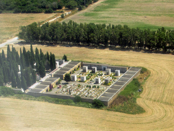 flying over italian boneyard on way to rome - july 1, 2013