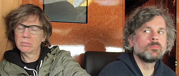 thurston moore + john moloney (l to r) in wales - june 17, 2013