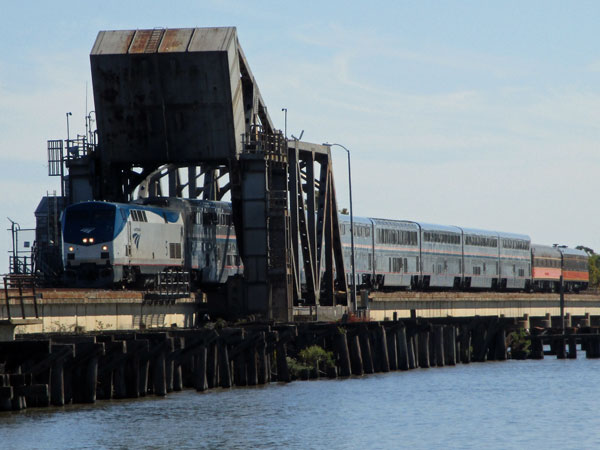 amtrak w/pullman cars watt saw at mittendorf's in manchac, la on october 18, 2015