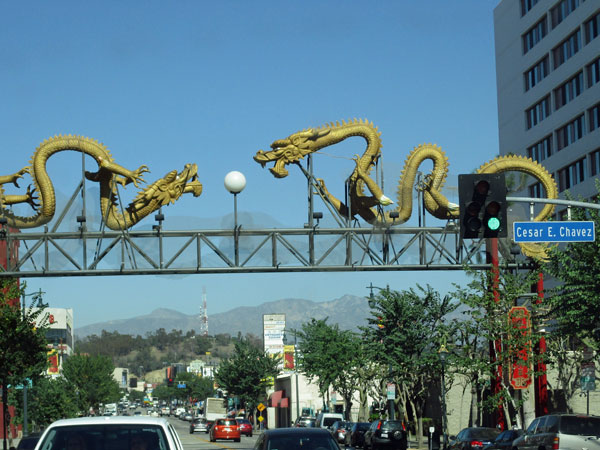 l.a.'s chinatown on october 30, 2015