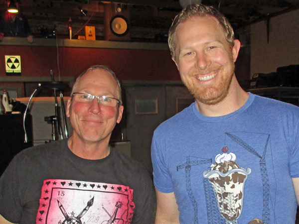 craig schumacher + chris schultz (l to r) at wavelab in tucson, az on october 25, 2015