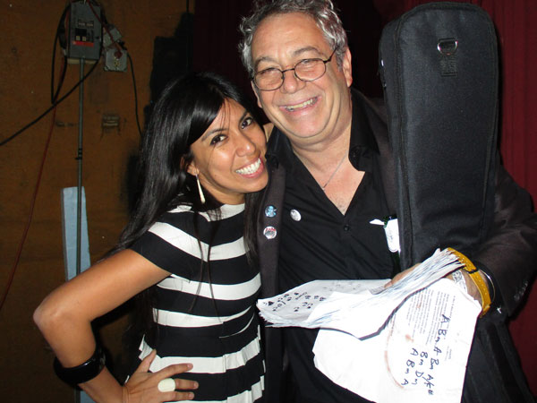 dj suzy q + mike watt (l to r) at 'one eyed jacks' in new orleans, la on october 17, 2015