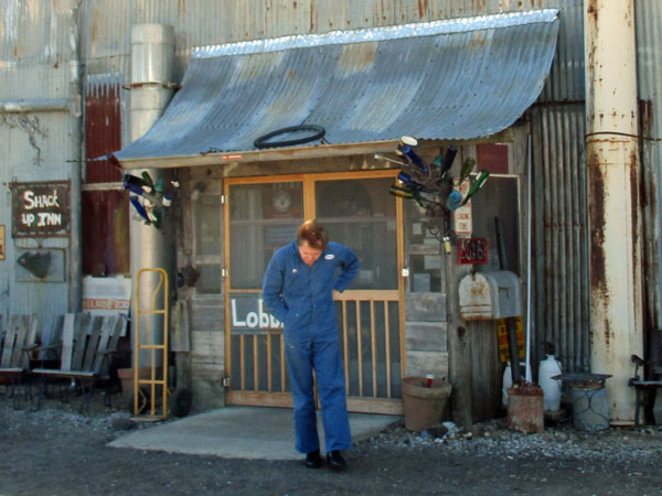 larry mullins searching for his fiat pin at the shack up inn in clarksdale, ms on october 19, 2015