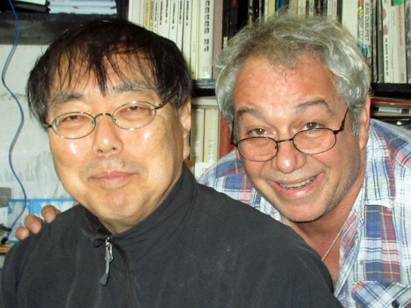 v. vale + mike watt (l to r) in san francisco, ca on november 2, 2015 - photo by marian wallace