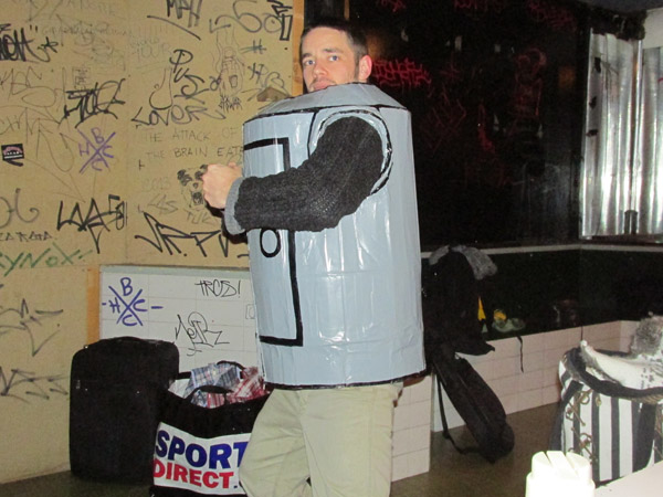 nicholas gardrat backstage at mogambo in san sebastian, spain on march 3, 2014