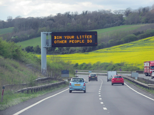 on the way to brighton from dover, england on april 8, 2014