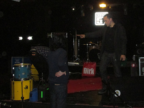 rudy ouazene orgainizing soundcheck at stage 51 in plovdiv, bulgaria on march 26, 2014