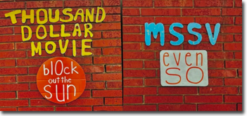 thousand dollar movie + mssv split 7 inch cover art thousand dollar movie + mssv split 7 inch cover art