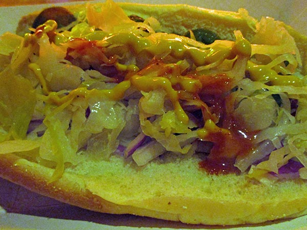 the 'shorty dog' watt chowed in the belltown part of seattle, wa on february 28, 2017