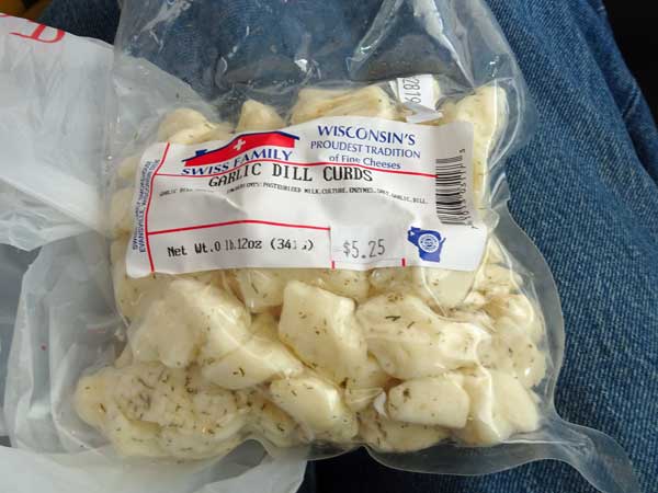curds watt chowed while travelling through wisconsin on march 26, 2019