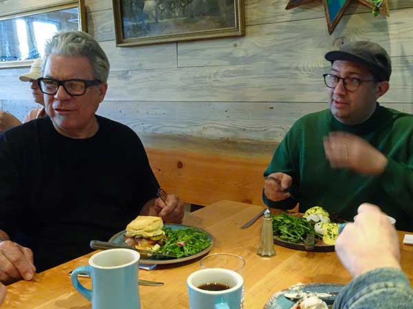 stephen hodges + jose medeles (l to r) at la luna in portland, or on march 24, 2019