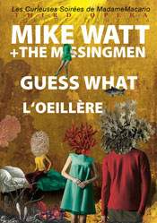 mike watt + the missingmen 'third opera europe tour 2014' poster
