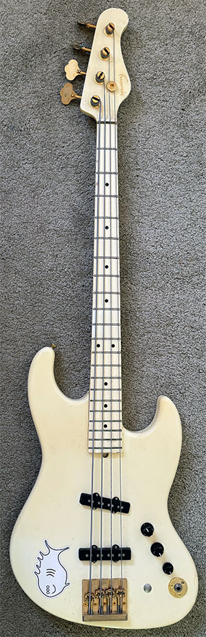 watt's 1997 moon bass (larry graham model)