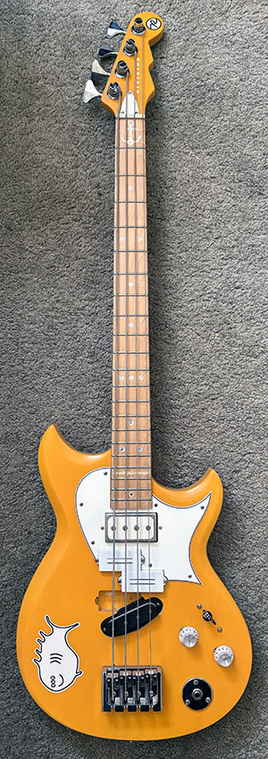 2024 reverend guitars 'wattplower' mark II bass modified by watt