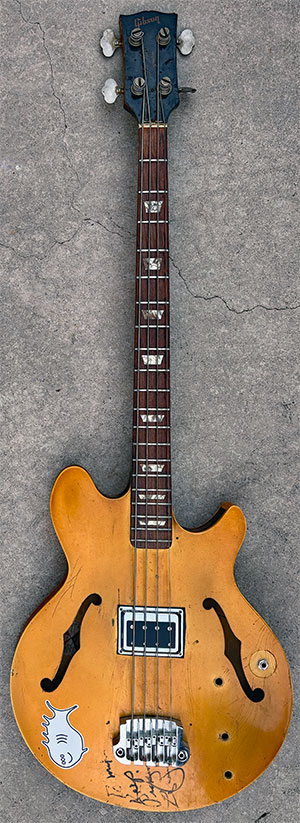 watt's early to mid 1970s gibson les paul signature bass