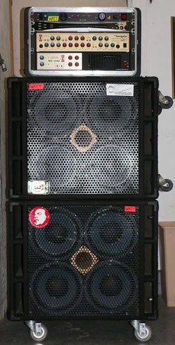 watt's bass rig in 2005