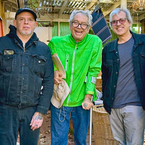 casa sueño (l to r) john herndon, mike watt + mike baggetta - dec 2025 - photo by pete mazich